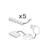 Rückwandbeleuchtungen 5er-Set CATANIA CHAMBORD AF G2 WW 05