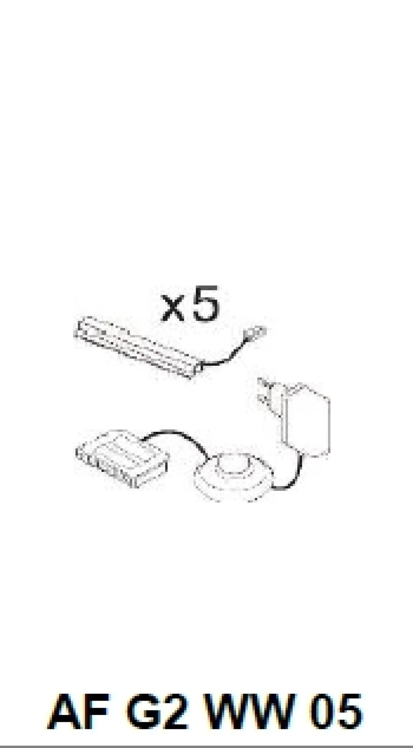 Rückwandbeleuchtungen 5er-Set CATANIA CHAMBORD AF G2 WW 05