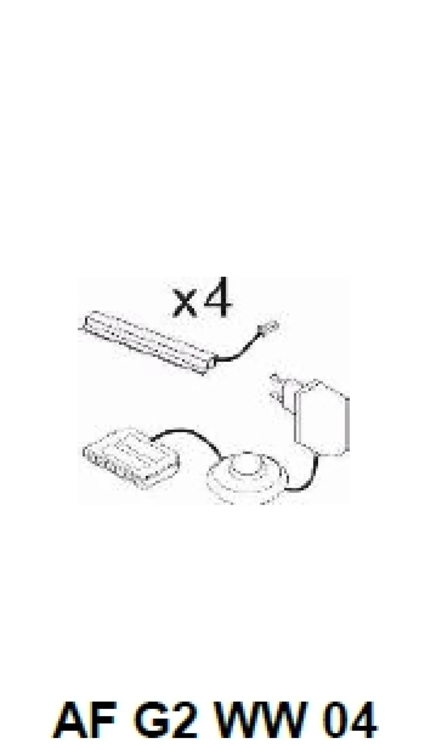 Rückwandbeleuchtungen 4er-Set CATANIA CHAMBORD AF G2 WW 04