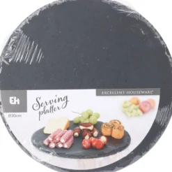 Schieferplatte Ø30cm STYLE