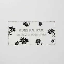 Schild mit Spruch ESRA
