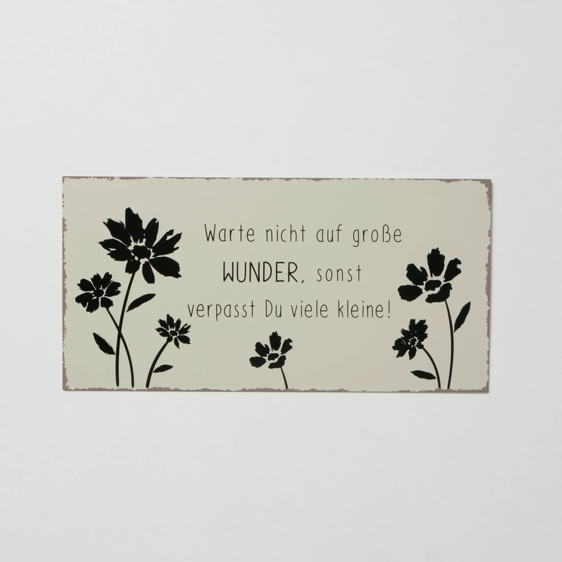 Schild mit Spruch ESRA