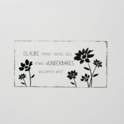 Schild mit Spruch ESRA
