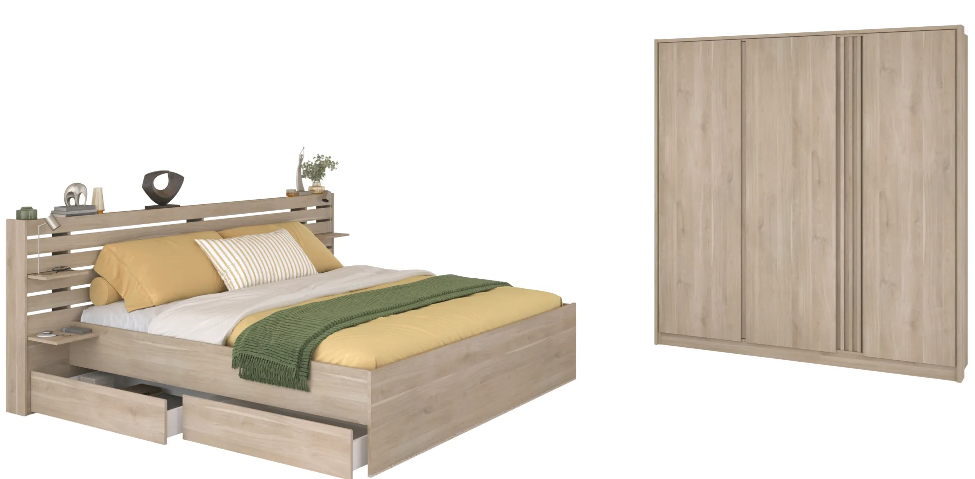 Schlafzimmer 2-teilig MIAMI 24