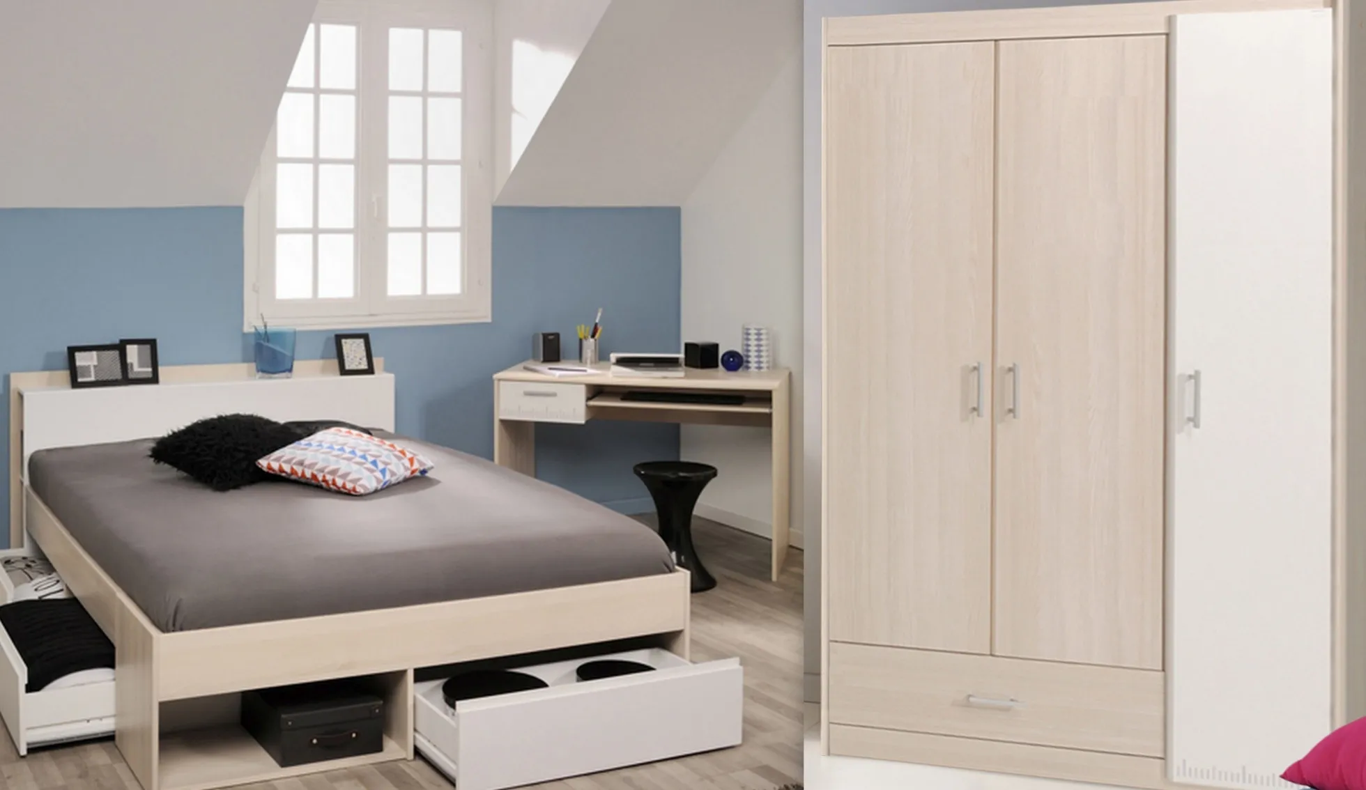 Schlafzimmer 3-teilig MOST 74