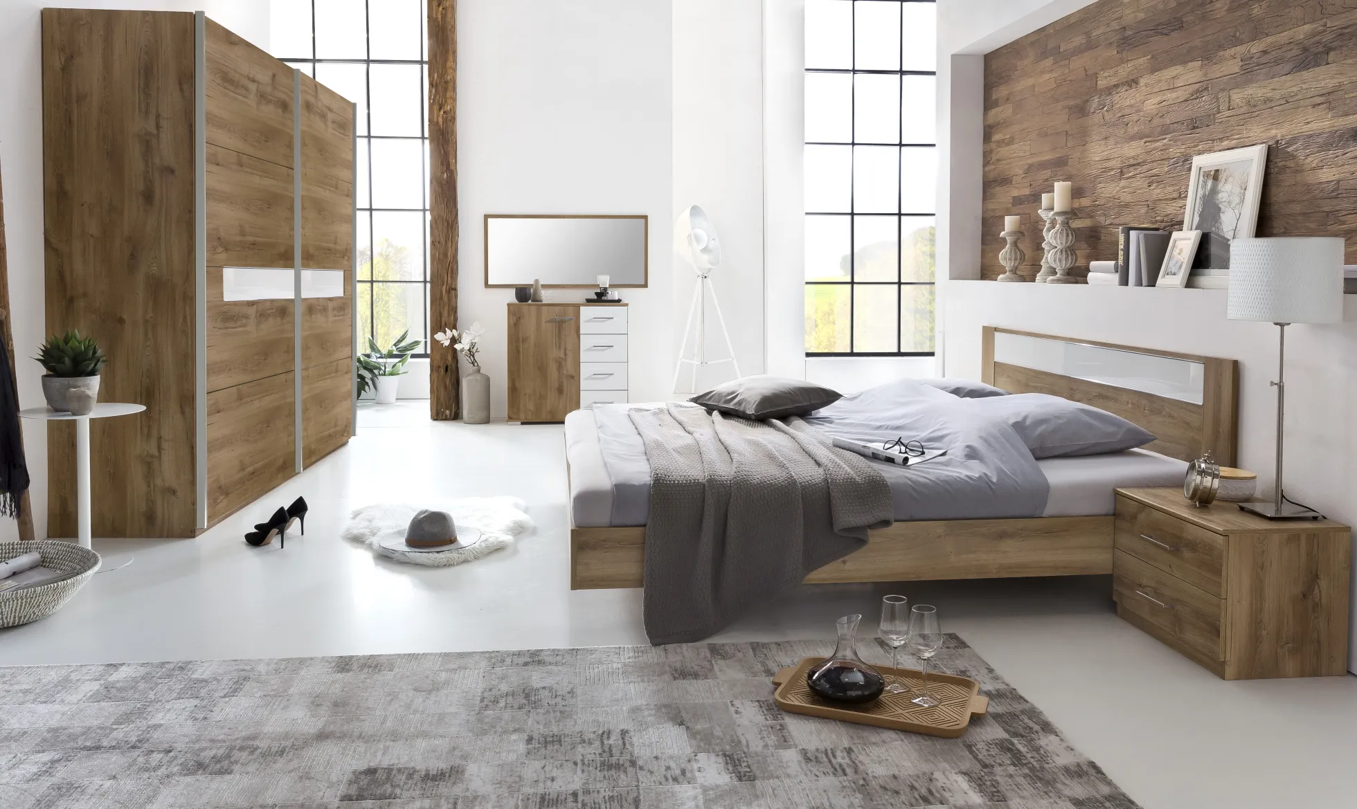 Schlafzimmer 4-teilig PAMELA