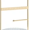 Schmuckhalter mit Glaseinsatz GOLD