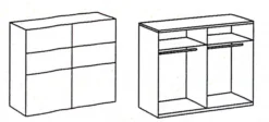 Schwebetürenschrank ANGIE