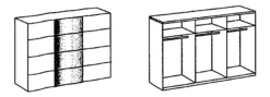 Schwebetürenschrank BARCELONA