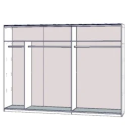 Schwebetürenschrank 270 cm WINNER PLUS