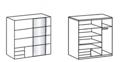 Schwebetürenschrank EMDEN