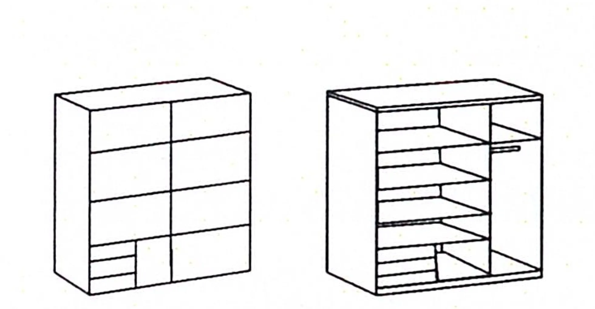 Schwebetürenschrank EMDEN