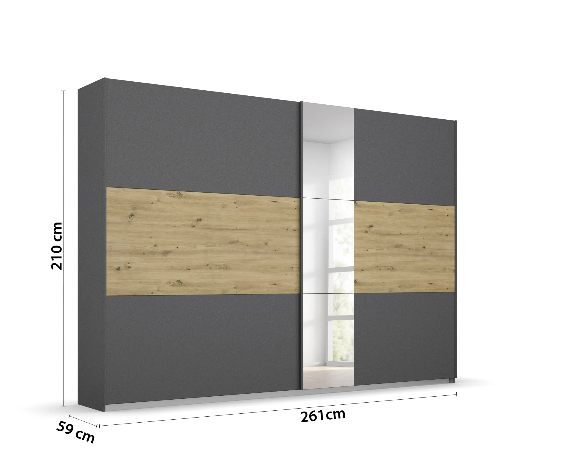 Schwebetürenschrank MIRO