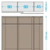 Schwebetürenschrank QUADRA