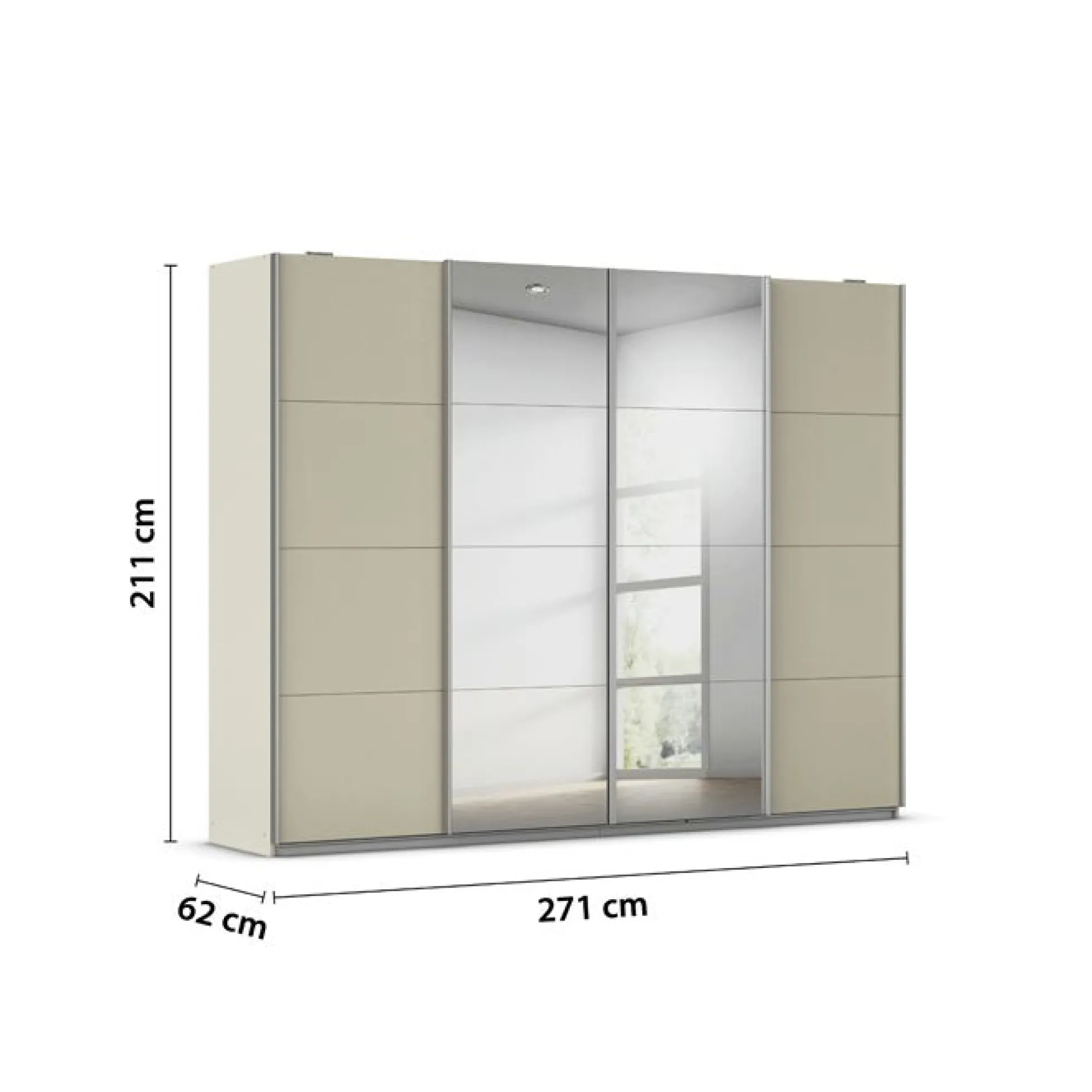 Schwebetürenschrank SYNCRONO