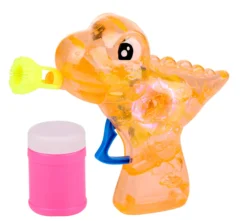 Seifenblasenpistole Dino mit LED BUBBLES