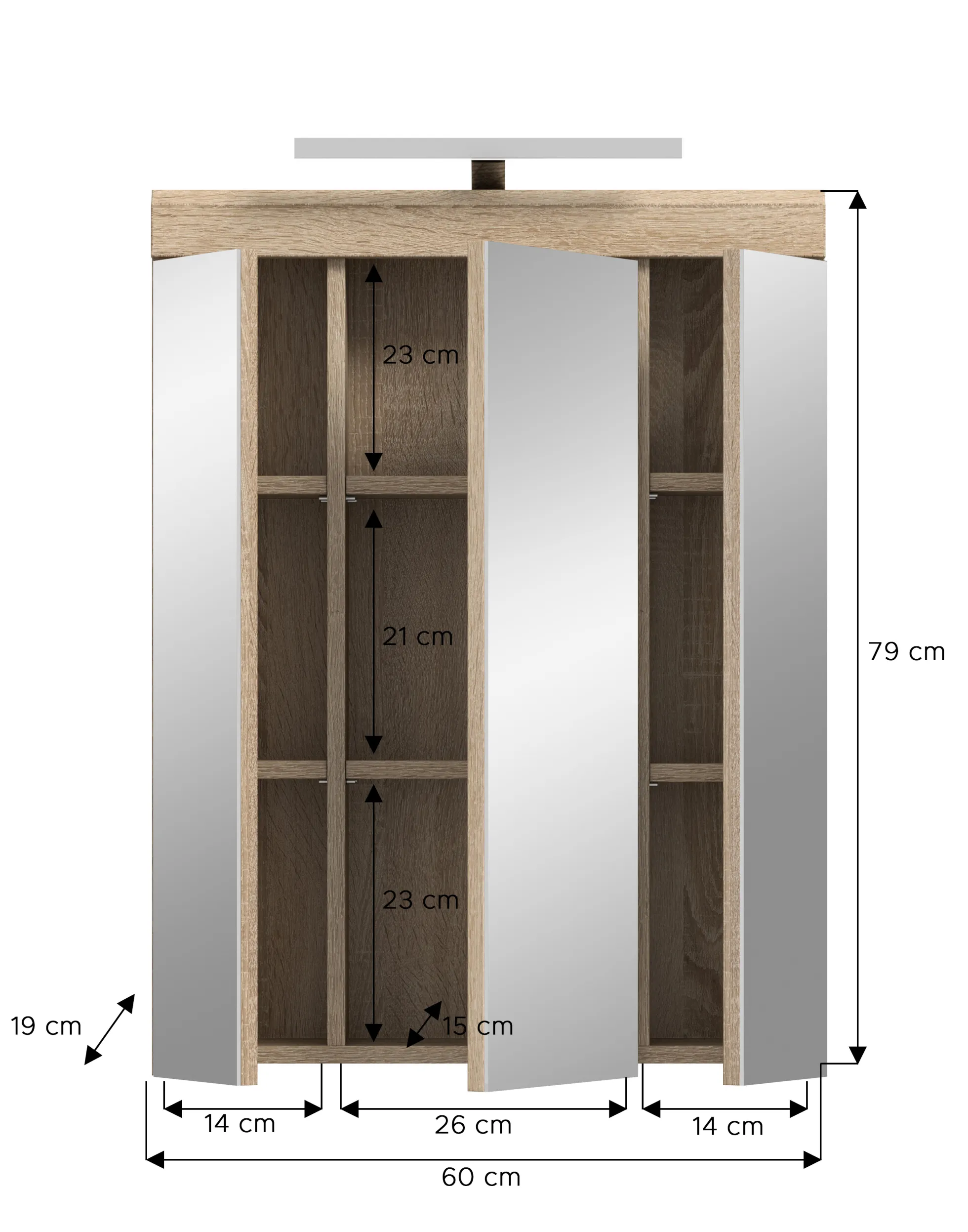 Spiegelschrank GIMBI