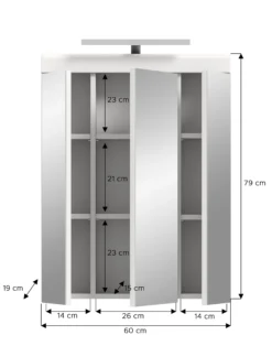 Spiegelschrank SEWULA