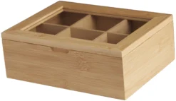 Teebox mit Deckel Bambus DAY