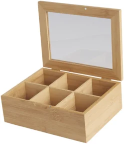 Teebox mit Deckel Bambus DAY