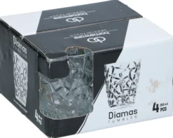 Trinkgläser 4er Set DIAMAS