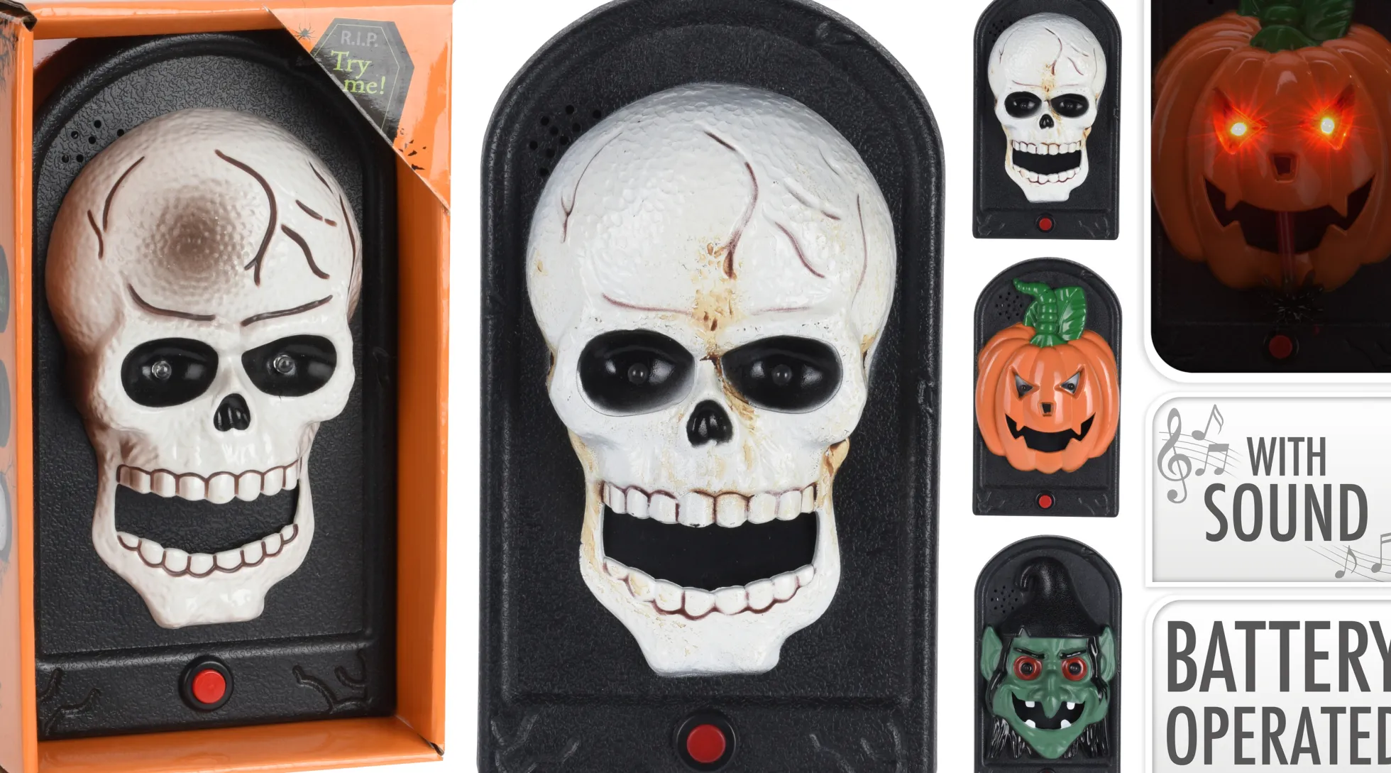 Türklingel Halloween animiert HALLOWEEN