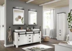 Unterschrank mit Doppelwaschbecken SHERWOOD