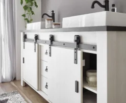 Unterschrank mit Doppelwaschbecken SHERWOOD