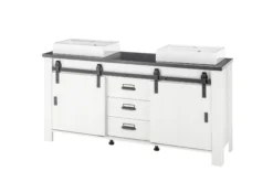 Unterschrank mit Doppelwaschbecken SHERWOOD
