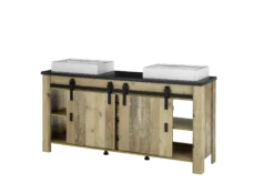Unterschrank mit Doppelwaschbecken SHERWOOD