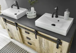Unterschrank mit Doppelwaschbecken SHERWOOD