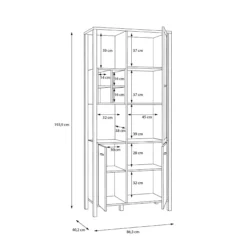 Vitrine HIGH ROCK