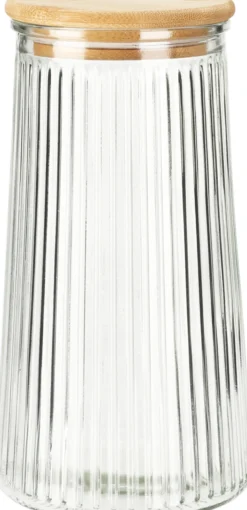 Vorratsdosen mit Rillen 1400ML KITCHEN MARKET