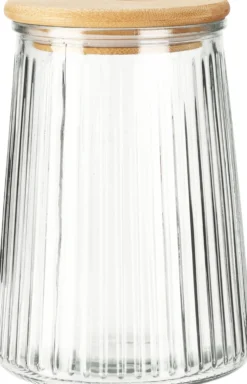Vorratsdosen mit Rillen 1000ML KITCHEN MARKET