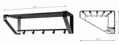 Wandgarderobe Falko