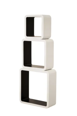 Wandregale im 3er-Set CUBO