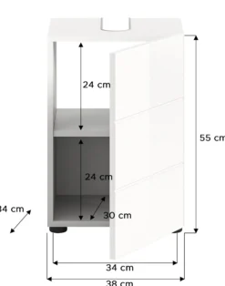 Waschbeckenunterschrank AMBO