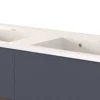 Waschbeckenunterschrank mit Doppelwaschbecken LUCCA