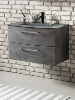 Waschbeckenunterschrank mit Waschbecken STOCKHOLM