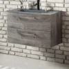Waschbeckenunterschrank mit Waschbecken STOCKHOLM