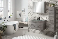 Waschbeckenunterschrank mit Waschbecken STOCKHOLM