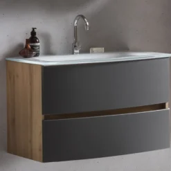 Waschbeckenunterschrank mit Waschbecken KOPENHAGEN