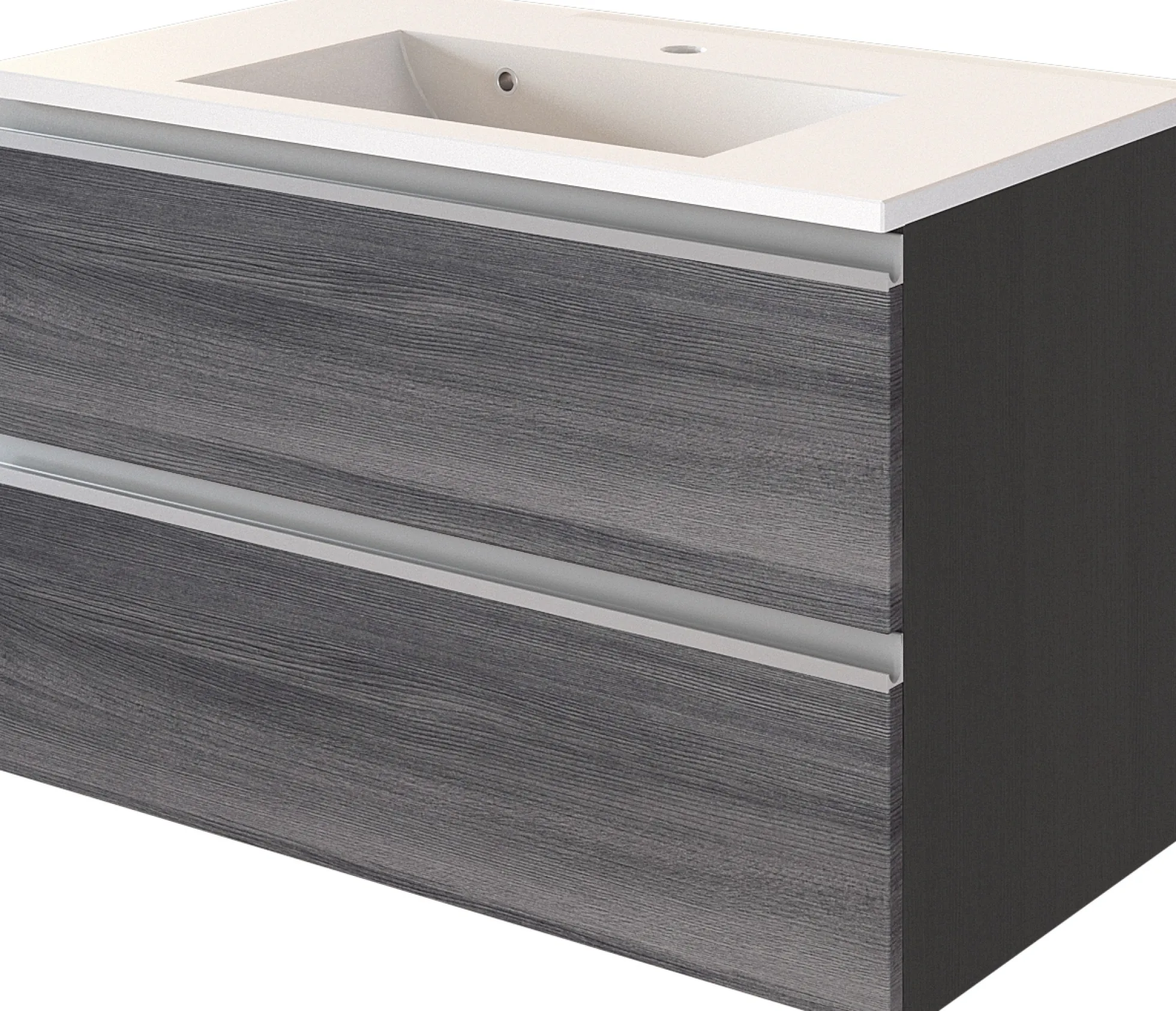 Waschbeckenunterschrank mit Waschbecken 80 AREZZO