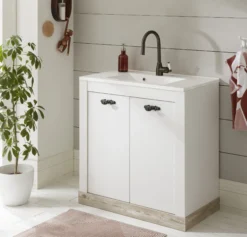 Waschbeckenunterschrank mit Waschbecken FLORENZ