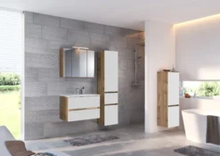 Waschbeckenunterschrank mit Waschbecken LUCCA