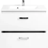 Waschbeckenunterschrank 70 mit Mineralgussbecken BOLOGNA