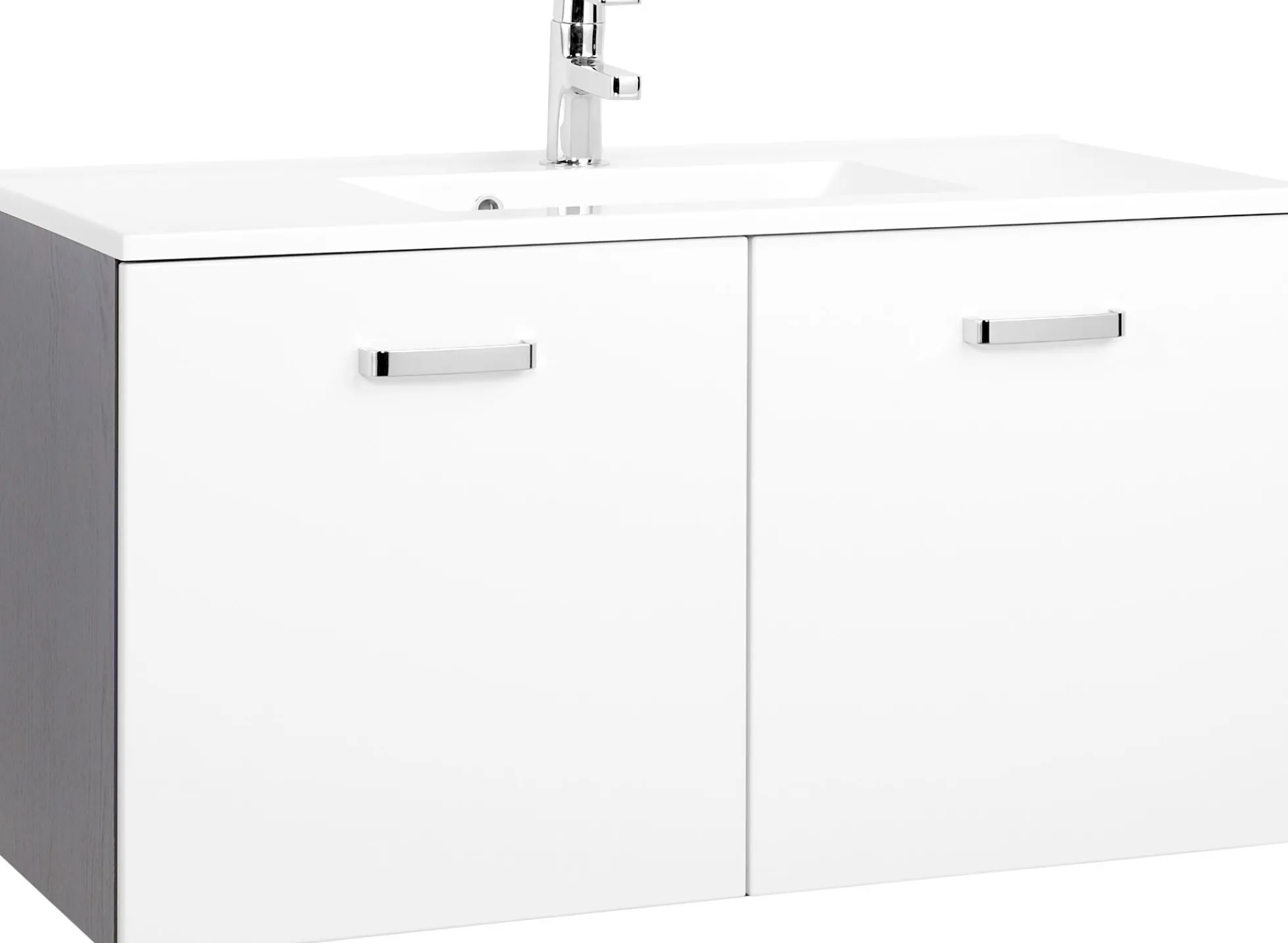 Waschbeckenunterschrank 100 mit Mineralgussbecken BOLOGNA