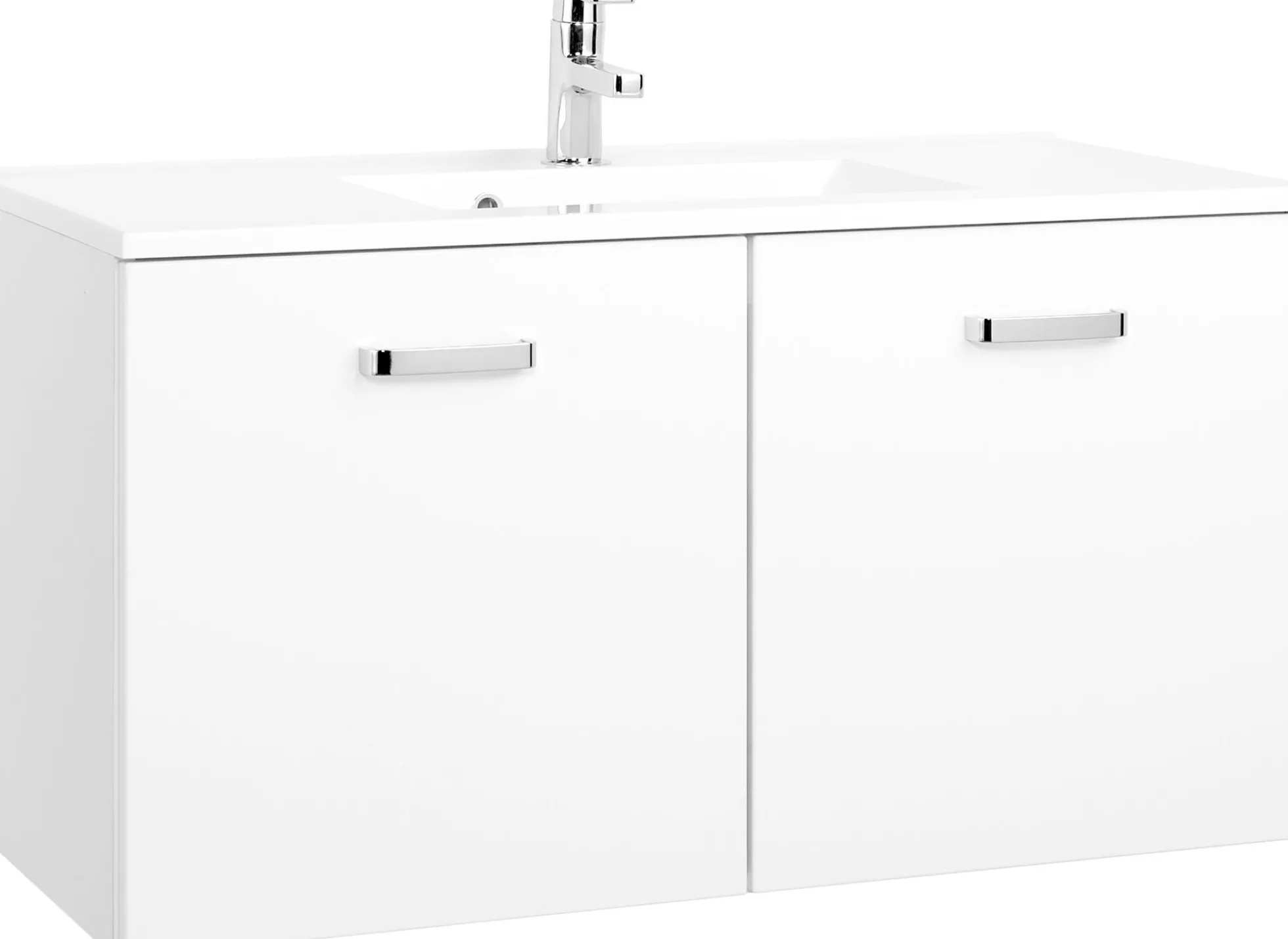 Waschbeckenunterschrank 100 mit Mineralgussbecken BOLOGNA