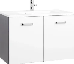 Waschbeckenunterschrank 80 mit Mineralgussbecken BOLOGNA