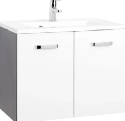 Waschbeckenunterschrank 70 mit Mineralgussbecken BOLOGNA